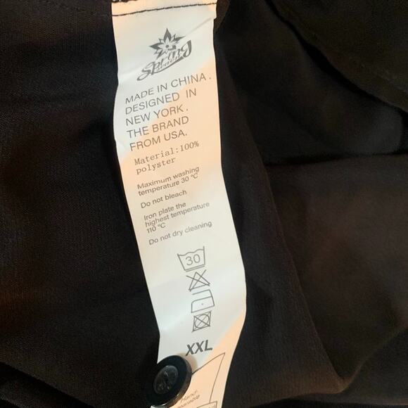 NWT SPRING SEAON WOMEN'S BLACK BUTTON FRONT CUFFED SLEEVE SHIRT SIZE XXL - Picture 8 of 8